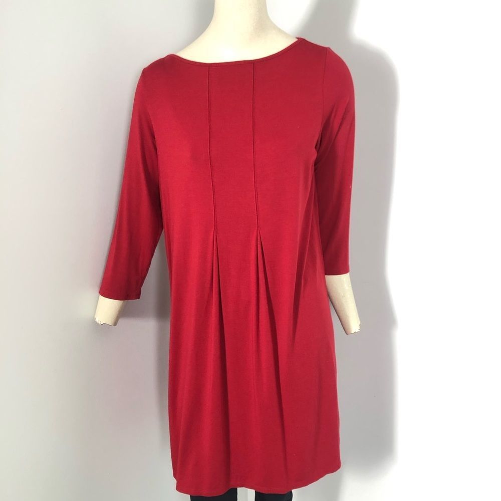 J. Jill Wearever Collection Shift Dress Pleated PS